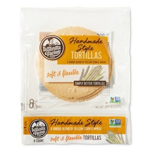 La Tortilla Factory Hand Made Style Soft & Flexible Tortillas - 11.57oz/8ct - 1 of 3