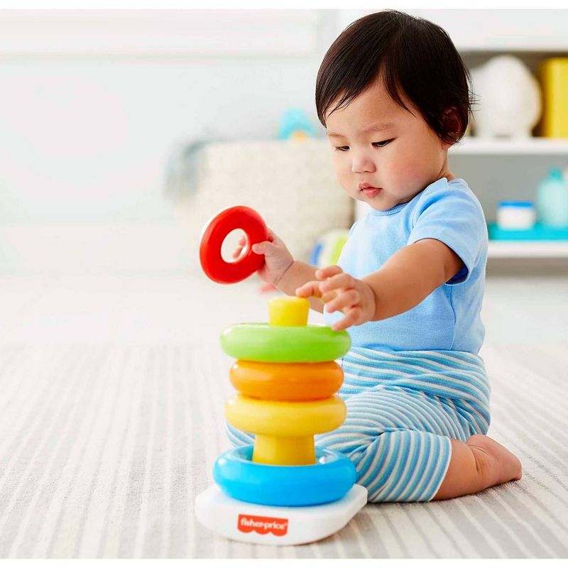Fisher-Price Rock-a-Stack Sleeve Infant Stacking Toy, 3 of 13