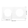 Unique Bargains Transparent Window Paper Coin Storage Organizing Protective Coin Holder 100 Pcs - 2 of 4