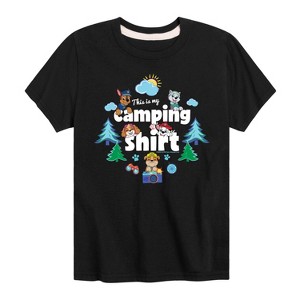 Boys' - Paw Patrol - This Is My Camping Shirt Short Sleeve Graphic T-Shirt - 1 of 4