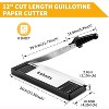 Attop Paper Cutter 12 Inch, 8 Sheet Capacity, Heavy Duty Paper Cutter for Cardstock, Guillotine Paper Trimmer for Crafting, Classroom and Office - 2 of 4