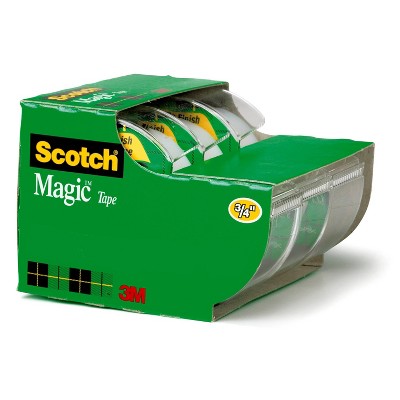 Scotch 3pk Magic Tape 3/4" x 350"