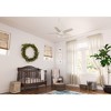 Hunter Fans 44" Margo Lighted Ceiling Fan Textured White Finish with Light Oak Blades for Small Rooms - 4 of 4