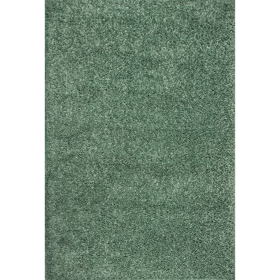 Image of Nuloom Kara Solid 2x3 Accent Shag Rug for Living Room Bedroom Dining Room Nursery Entryway, Green