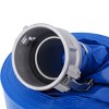 Syemin Drip Irrigation 100Ft Pool Backwash Hose, Heavy Duty Water Discharge Pump Hoses for Swimming Drain Pools with Aluminum Camlock, Blue, 4"*4"*4" - 4 of 4