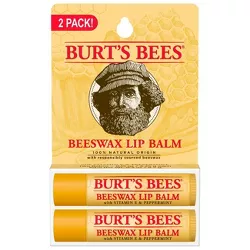 Burt's Bees Beeswax Lip Balm - 2ct/0.15oz