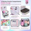 Saviland Holographic 2-Tier Nail Organizer with LED Lamp - Holds 30 Polish Bottles (C-Holographic) - 2 of 4
