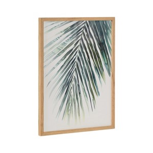 Kate & Laurel All Things Decor 12"x16" Gallery Tropical Modern Botanical Palm Print by The Creative Bunch Studio Natural - 1 of 4