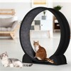 GustoWave 45" Cat Exercise Wheel – Large ABS Running Wheel with Pedometer for Indoor Cats & Small Animals, Weight Loss & Active Play - 2 of 4