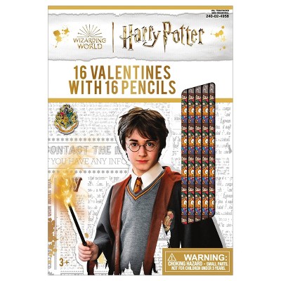 16ct Valentine's Pencils Exchange Cards Harry Potter : Target