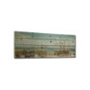 12" x 36" Sand Dunes Long Print on Planked Wood Wall Sign Panel Blue - Gallery 57: UV Ink, Ready to Hang - 4 of 4