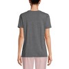 Lands' End Women's Relaxed Supima Cotton V-Neck T-Shirt - 2 of 4