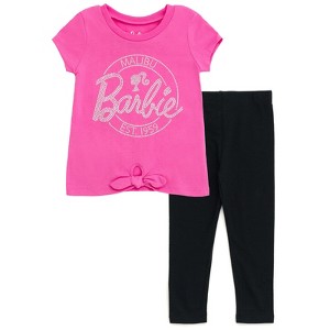 Barbie Girls T-Shirt and Leggings Outfit Set Toddler - 1 of 4