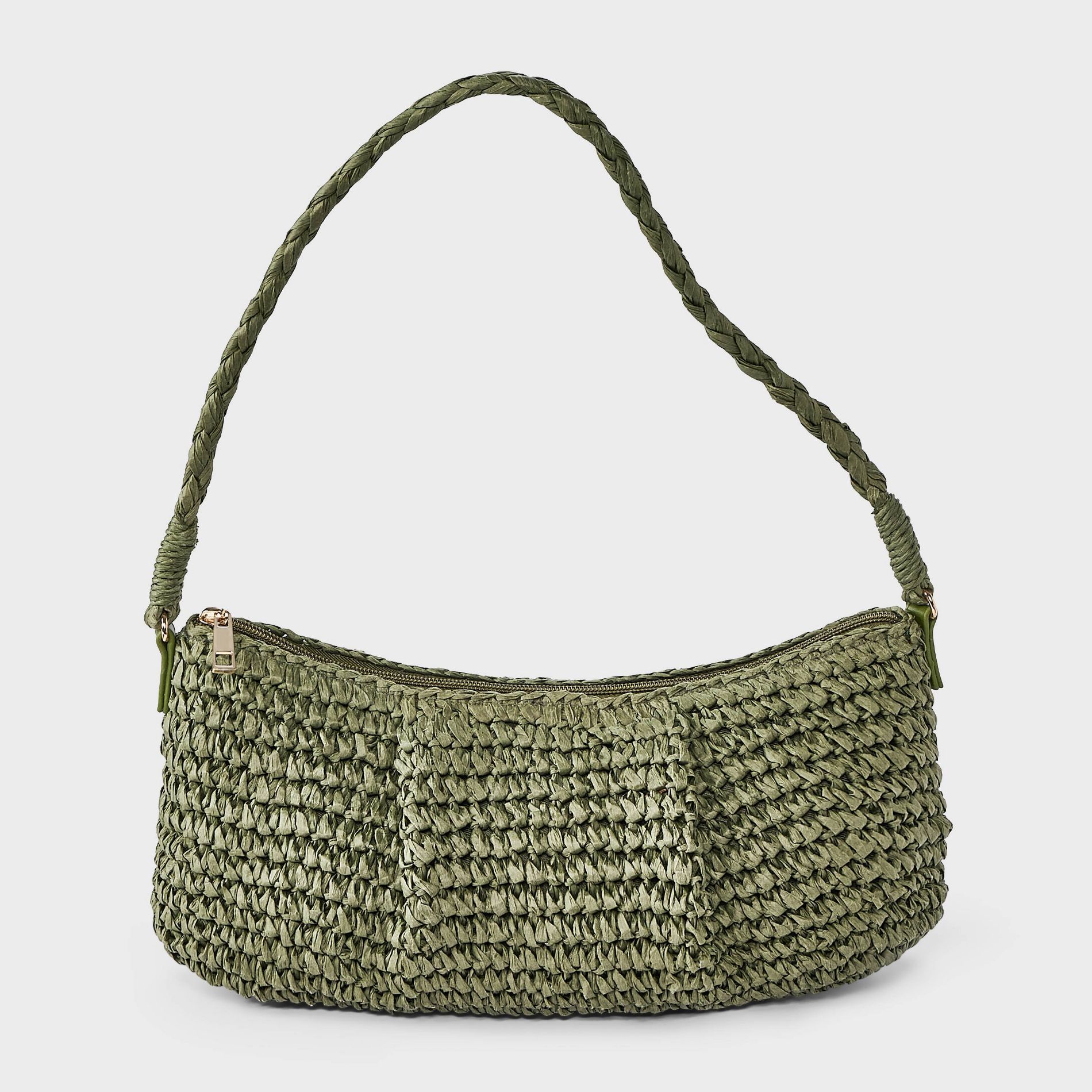 Straw Shoulder Bag - A New Day™