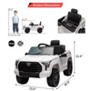 Electric Car for Kids, Licensed Toyota Tundra 12V Electric Truck, Off-Road Kids Pickup Car w/Remote - 3 of 4