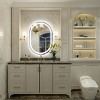 pmir Super Bright 192 LEDs/m LED Lighted Anti-Fog Tempered Glass Irregular Bathroom/Vanity Mirror with ETL & 3-Year Warranty - 2 of 4