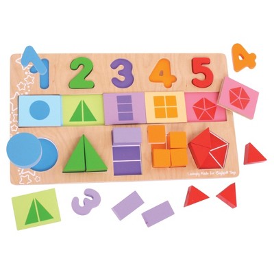 Bigjigs Toys My First Fractions Wooden Educational Toy