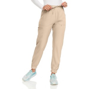 Hey Collection Women Medical Scrubs Jogger Pants with 4 Pockets and 4-Way Stretch - 1 of 4