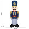 Gemmy Christmas Inflatable Toy Soldier, 4 ft Tall, Multi - 3 of 4