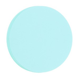 Unique Bargains Blank Smooth Circle Cardstock for DIY Crafts Classroom Decoration 30 Pcs - 1 of 4