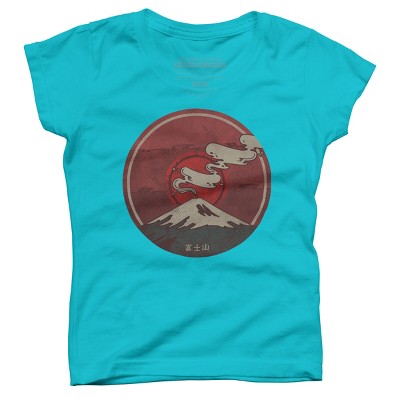 Girl's Design By Humans Fuji By againstbound T-Shirt