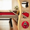Pool Table, 7 FT Billiards Table with Stable X-Leg Design - Includes Balls/Cue Sticks/Cloth/Cleaning Brush for Game Room (84"x46.5"x32.7") - 3 of 4