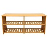 Oceanstar 10-Pair  Entryway Storage Bench. - 2 of 3