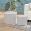 NicBex Modern Round Coffee Table Set of 2 with Solid Frame for Living Room and Office - 3 of 4