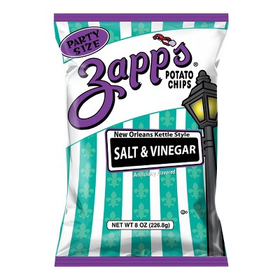 Zapp's New Orleans Kettle Style Salt & Vinegar Potato Chips - 8oz
