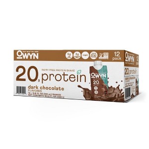 OWYN Dark Chocolate Ready To Drink Protein Shake - 12pk/133.8 fl oz - 1 of 4