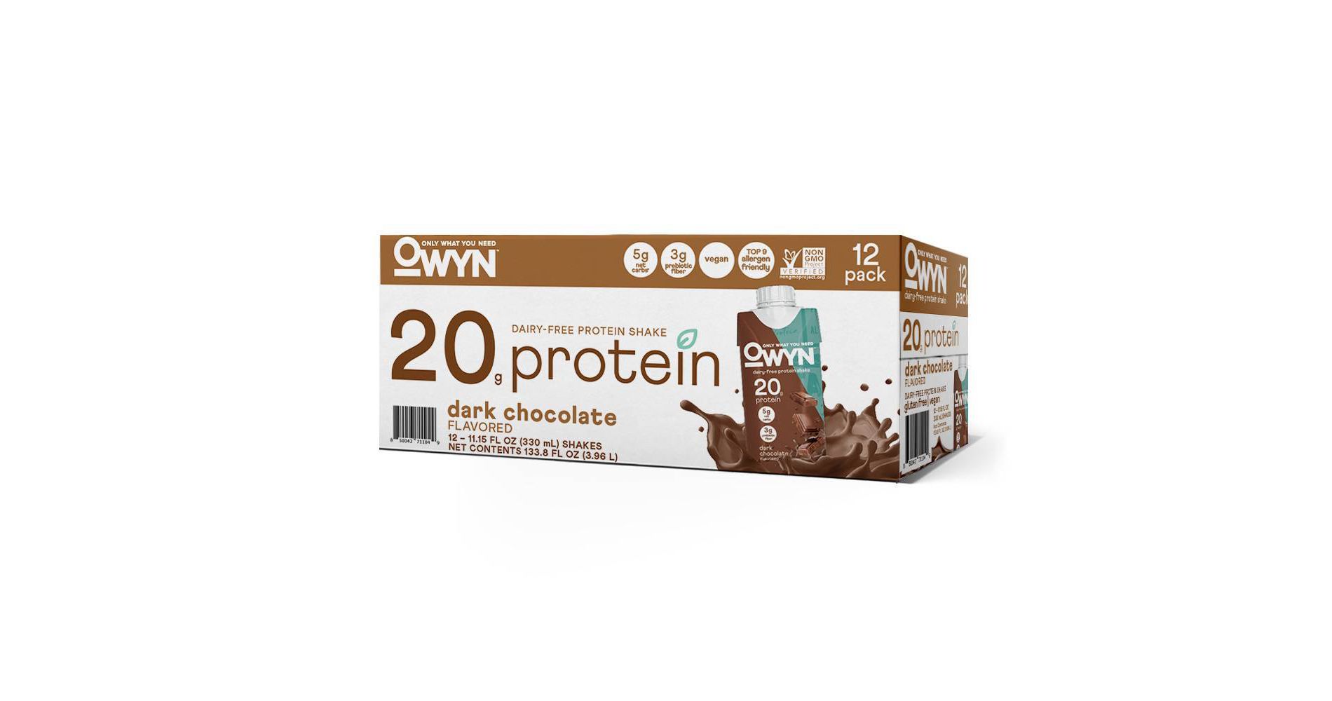 OWYN 20g Dairy Free Protein Shake - Dark Chocolate