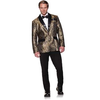 Gold Jacard Jacket Adult Costume