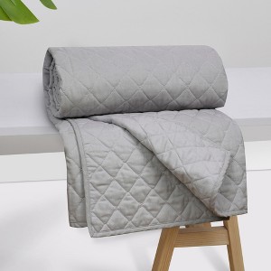 Austin Linen Blend Quilted Throw - Levtex Home - 1 of 4