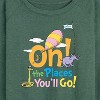 Women's - Dr. Seuss - Oh! The Places You'll Go Lightweight French Terry Wide Neck Long Sleeve Shirt - 2 of 4