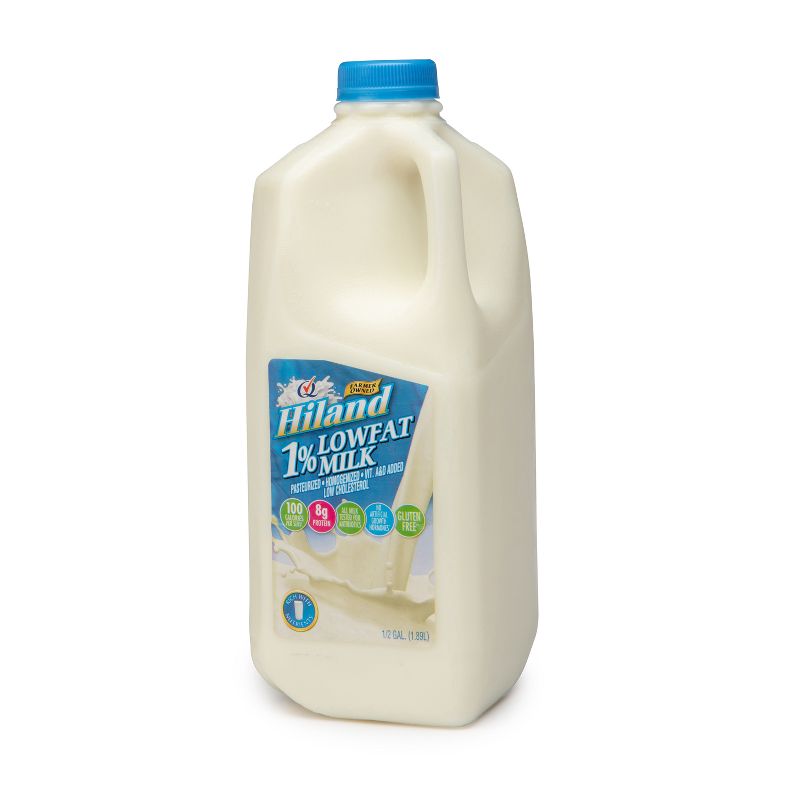 Hiland 1% Milk - 0.5gal, 3 of 4