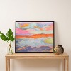 Sewzinski Low Tide Framed Canvas - Society6 - 3 of 4