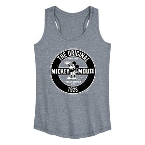 Women's - Disney - Mickey Mouse Original Badge Graphic Racerback Tank - 1 of 4