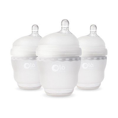 Olababy Gentle Bottle - Frost 4oz (3PK)