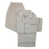 Ten West Apparel Men's Short Sleeve Long Leg Solid Pajama Set - 3 of 3