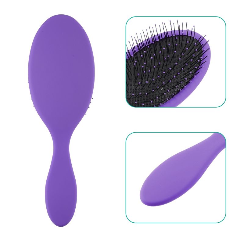Unique Bargains Anti-Static Paddle Hair Brush Barber Brush Tools for Men and Women Styling Comb for Curly Straight Wavy Hair 1 Pcs, 3 of 7