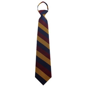 Men's Stripe 3.25 Inch W And 20 Inch L Zipper Neckties - 1 of 3