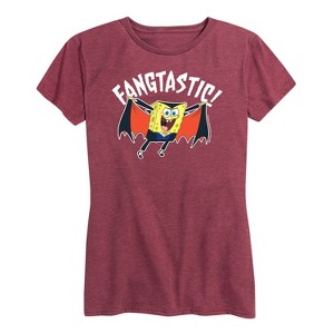 Women's - SpongeBob SquarePants - Fangastic Short Sleeve Graphic T-Shirt - 1 of 4