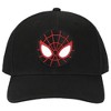 Marvel Comic Book Spiderman Miles Morals 2-Pack Snapback Hat and Crew Socks Set - 3 of 4