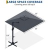10Ft Offset Hanging Market Patio Umbrella, Outdoor Offset Cantilever Umbrella - 2 of 4