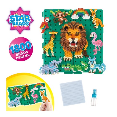 Aquabeads Wild Safari Scene Set, Complete Arts & Crafts Bead Kit For  Children - Over 1,800 Beads : Target