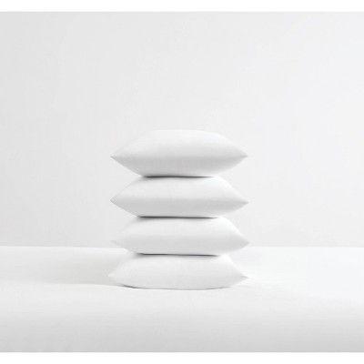 Truly Soft White Polyester King Pillowcases, 4-Pack
