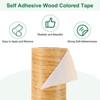 Unique Bargains Self Adhesive Realistic Wood Grain Durable Multi Use Masking Tape 1 Pc - 4 of 4