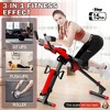 Sevobal Treadmills Rowing Machine for Home Adjustable 8 Speed Booster, Home Exercise Gym Squat Trainer Machine for Burn Fat, Red, 59"*16.7"*17" - 2 of 4