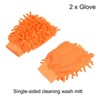 Unique Bargains Chenille Reusable Scratch-Free Cleaning Gloves for Home Kitchen 2 Pcs - 3 of 4