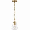 Crystorama Lighting Voss 1 - Light Pendant in  Luxe Gold - 3 of 4